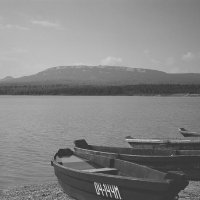 Озеро Зюраткуль. Черно-белый пейзаж :: OMELCHAK DMITRY 
