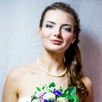 bride with flowers :: Дарья 