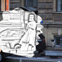 Памятник дворнику в Санкт-Петербурге :: Юлия Семашко