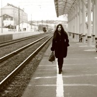 в ожидании поезда :: Татьяна Киселева