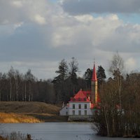 Гатчина. Приоратский дворец. Вечернее :: Юрий Цыплятников