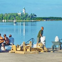 Утро в Устье - Кубенском :: Валерий Талашов