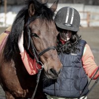 Я люблю свою лошадку.... :: Марина 