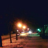 Вечерняя улица зимой.... :: Даша Шумакова