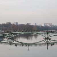 Мост на пруду в Царицынском парке :: Николай Ефремов