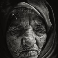 Иерусалим.Старый город.Жанровый портрет пожилой женщины :: Михаил Левит