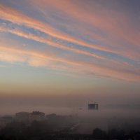 Рассвет в тумане :: Юлия Гудзь