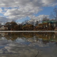 Апрель. Весна на озере :: Юрий Цыплятников