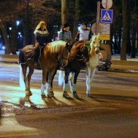 Питер, девушки, прогулка :: Александр Бычков