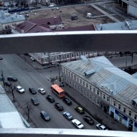 Нижний Новгород с высоты. Улица Советская. :: Павел Зюзин
