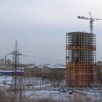 Стройка. Новосибирск. :: Олег Афанасьевич Сергеев