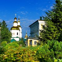 Серафимо-Дивеевский монастырь. Храм Рождества Богородицы. Храм Рождества Христова. Казанский храм. :: Анатолий Борисов