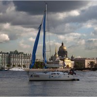 Яхта на Неве *** Yacht on the Neva :: Александр Борисов