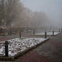 Туман над городом :: Андрей Зарубин