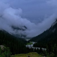 Туман над Караколкой. :: Kенжебек Токочев