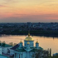 Мужской монастырь и Метромост :: Георгий Пичугин