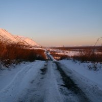 Дорога на закате :: Сергей Карцев