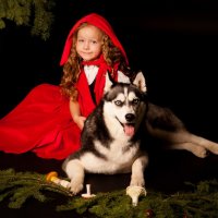 красная шапочка и волк :: Нина Калитеева