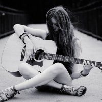Liza and the guitar :: Andrey Dostovalov