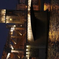 Ночной Питер.Большеохтинский мост. :: Ирина 
