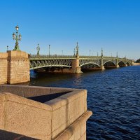 Троицкий мост. Нева. С-Петербург. :: Александр Истомин