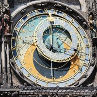 Часы на староместской площади в праге :: Александра Старых
