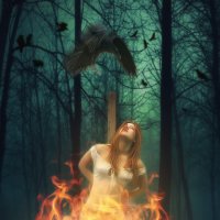Сжигание ведьмы :: Tatsiana Dukhovich