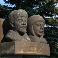 Ленин и Крупская в Яропольце :: Марина Черепкова