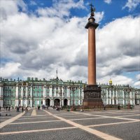 СПб. Александровская колонна на Дворцовой пл. :: Евгений Никифоров