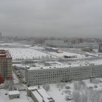 Мне нравится смотреть на город из моего окна :: Елена Сазонтова