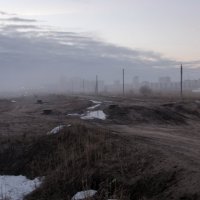 Северодвинск в тумане :: Алексей Южаков