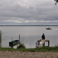 рыбалка на озере :: сергей ершов