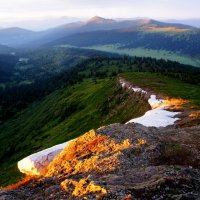 Рассвет в горах :: Светлана Шагова