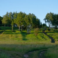 Две дороги (из серии "Алексинская Швейцария") :: Алексей Бродовой