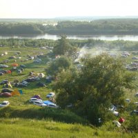 небольшой такой пикничек на Абалакском поле :: Юлия Бывальцева