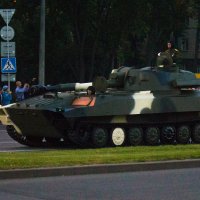Ночной парад в Минске :: G Nagaeva