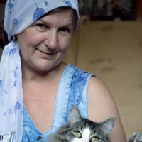 Дама с котейкой :: Виктория Котович
