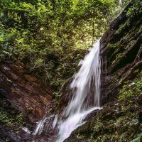 Водопад Лазный :: Владимир Хижко