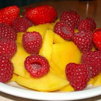 Малиново - манговый десерт :: SYB Sb0009