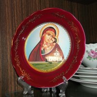 Икона на тарелке :: Валентина Пирогова