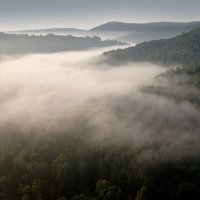 Туман-река. Заповедник Кызылташ. :: Олег Грачёв
