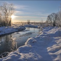 Вдоль речушки, по следам... :: Андрей Воробьев