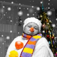 Грустный снеговик.... :: Алексей Лобус
