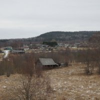 Вид с колокольни Рождественской церкви (1659 г.) в старинной д. Гимрека. :: Елена Павлова (Смолова)