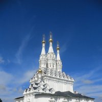 Вязьма, монастырь, вера, церковь Одигитрии, небо... :: Владимир Павлов
