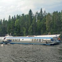 Метеор из Сортавалы в Монастырской бухте :: Олег Попков