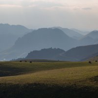 Перевал ГумБаши (Гум-Баши),Вид на Аул Ве́рхняя Ма́ра :: Vadim77755 Коркин