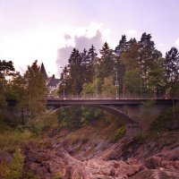 Мост возле плотины.Иматра. :: Валерий Стогов