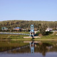 Висячий мост через р. Юрюзань :: Вера Саитхужина