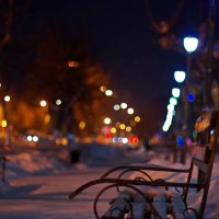 ночь....зима.... :: Дмитрий Ломтев